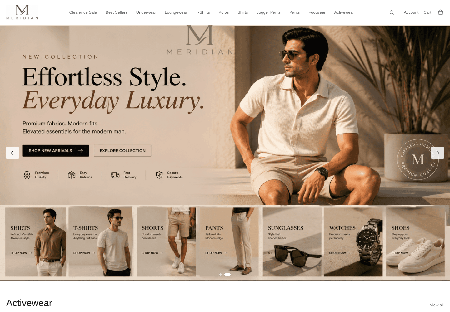 Meridian SalesGround theme