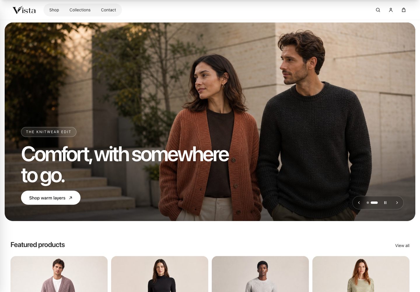 Vista SalesGround theme